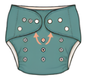 How to adjust the rise snaps on a Waladi cloth nappy