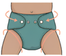 How to check the fit of a Waladi cloth nappy