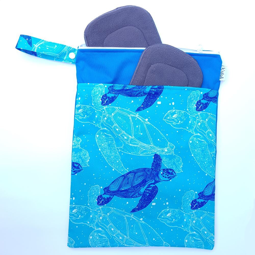 Waterproof Wet Bag for Babies Cloth Nappy Diaper Wipes Swimwear Picnic ...