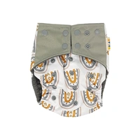 Rainbow & Hearts Bamboo Charcoal Cloth Nappy