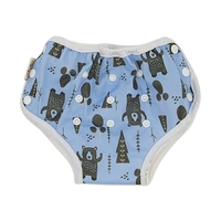 Reusable Bamboo Training Pants Diaper Newborn Baby Toddler Unisex Potty - Bear