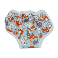 Reusable Bamboo Training Pants Diaper Newborn Baby Toddler Unisex Potty - Fox