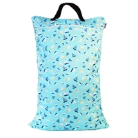 Waterproof Double Zip Large Wet Bag Blue Boats 40x70cm