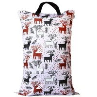 Waterproof Double Zip Large Wet Bag Reindeer 40x70cm