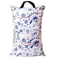 Waterproof Double Zip Large Wet Bag Floral Design 40x70cm