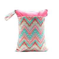 Waterproof Double Zip Wet Bag Bohemian 30x40cm