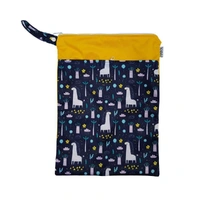 Waterproof Double Zip Wet Bag Giraffes 30x40cm - Medium