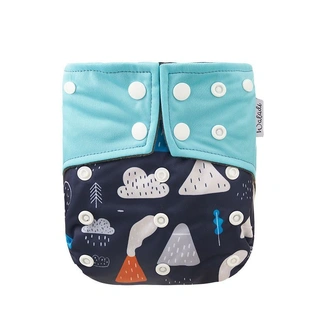 Volcanos Bamboo Charcoal Cloth Nappy