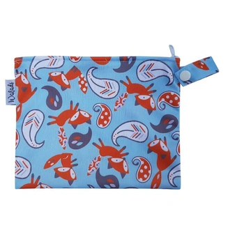 Small Waterproof Wet Bag with Zip 19 x 16cm - Fox Design